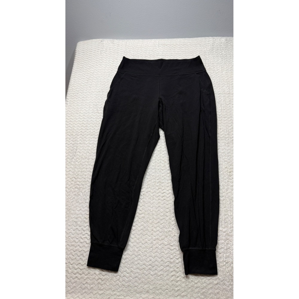 Lululemon Align Jogger Black Nulu High Rise Tapered Pants 12 LW5DH6S